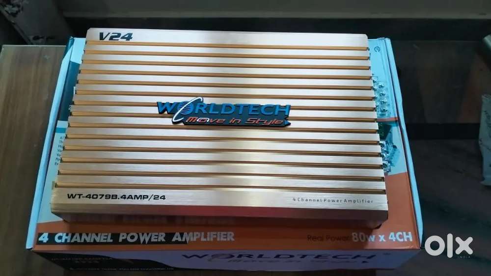 I sale my 4 channel  gold addition car amplifiers