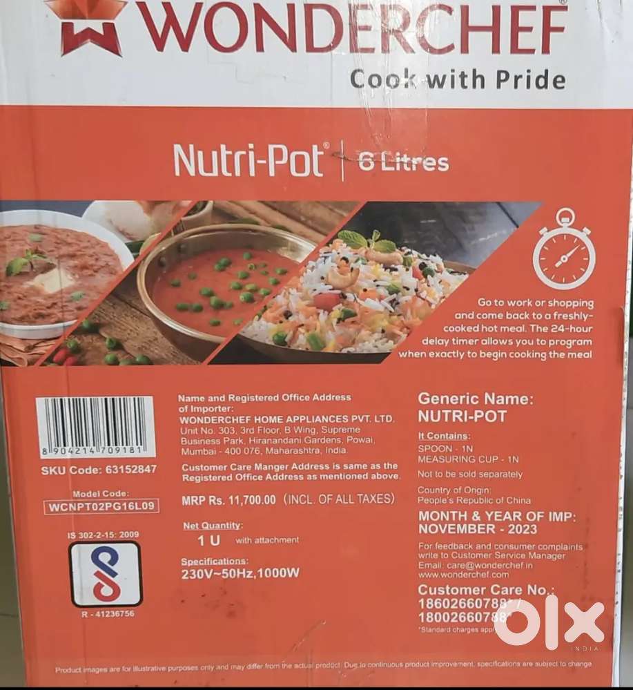 New (Not used) Electric Wondercheff cooker