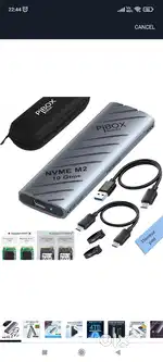 piBOX India NVMe SSD Enclosure - USB 3.2 10Gbps