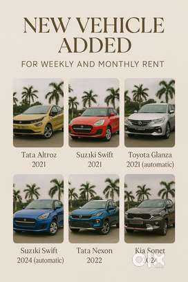 Rent car (weekly and monthly)