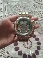 Invicta reserve heavy weight golden joker watch