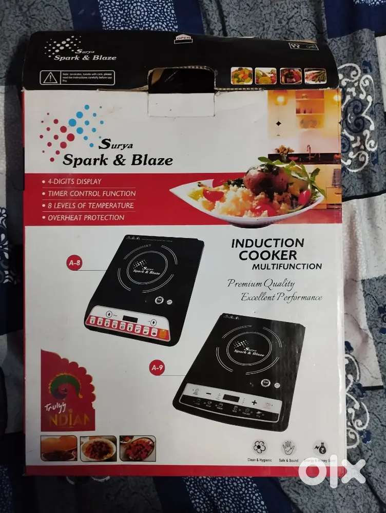 New Surya Spark & Blaze Induction Cooktop  2000W  Unused Box Pack