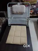 Foldable,durable,portable back rest for supporting  back and neck