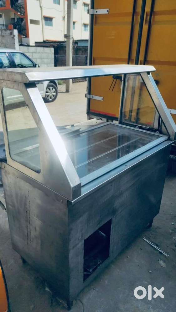 Bakery display counter with full setup-canopy customisable