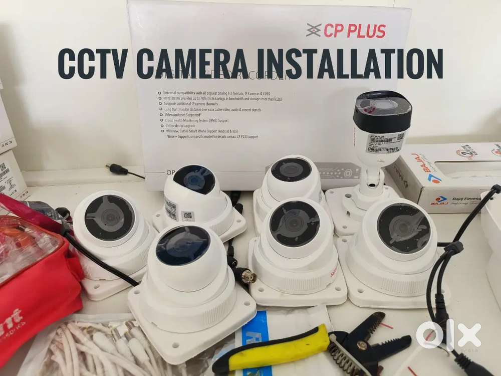 CCTV/IP Camera Sales & Installation. 3 cameras full setup at 8100 only