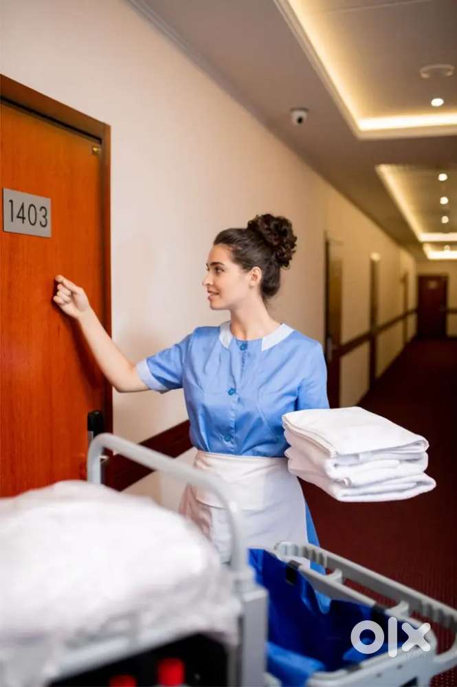 Required housekeeping staff and security