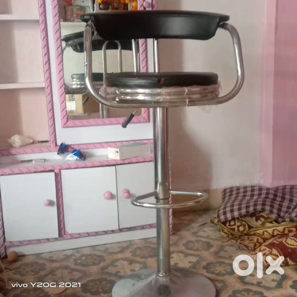 Salon items 2 chair haircut dummy doll stand trolley facial bed mirror