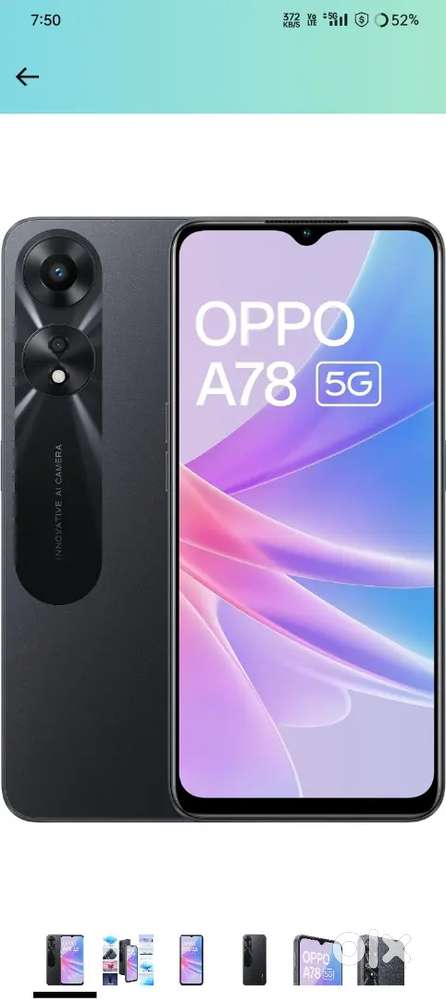 Oppo A78 5G 6 months old new condition