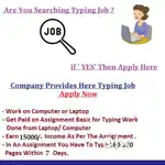 Typing Work Available Here