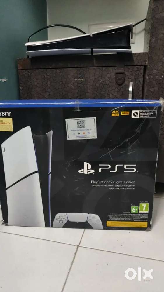 PS5 Digital Edition 1TB  1 Yr Old  Mint Condition