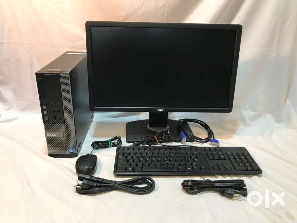 Dell Cpu And Dell 20 inch  Led Monitor