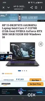 HP PAVILION GAMING SERIES 15