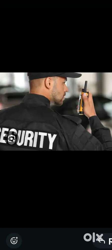 Security gaurd  female  & meal