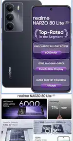 Brand new Realme NARZO 80 Lite 5G