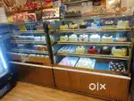 2 Bakery fancy display  counter 4 fit , front open