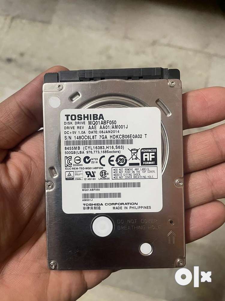 2 500Gb SATA HDD for laptops and desktop Pc only at ₹1800 only
