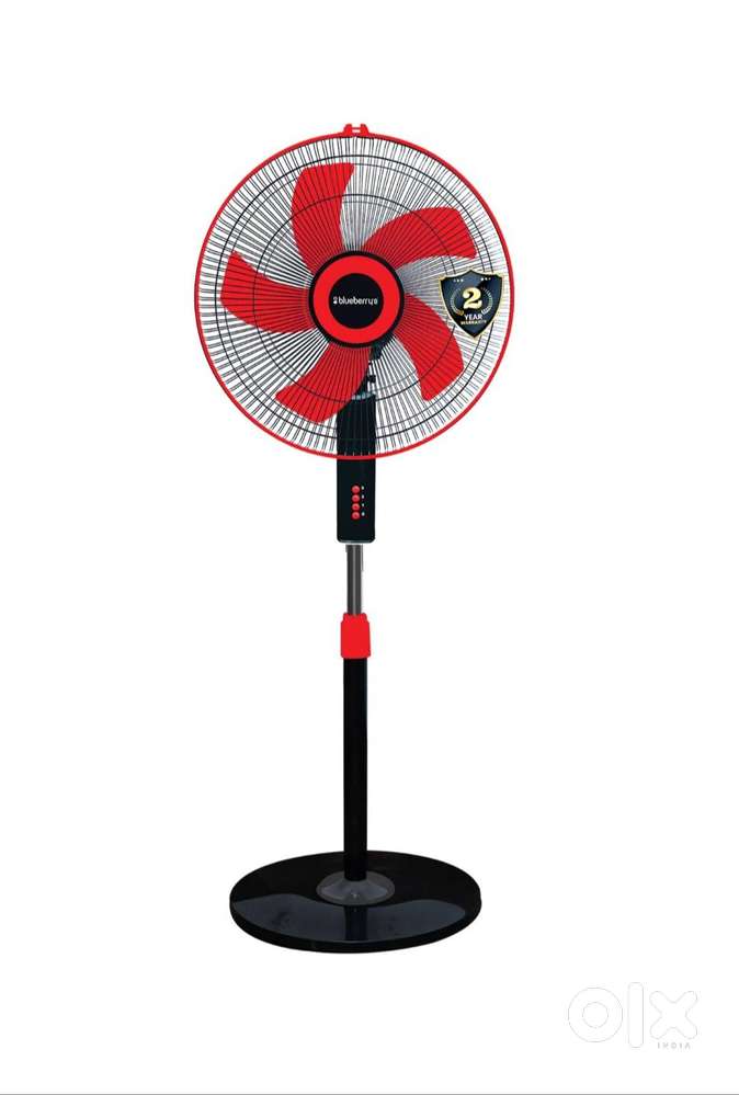 New Blueberry's 5 Blade Pedestal Fan High Speed for Home