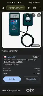 Digital light meter