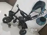 R for rabbit plug and play tricycle green for kids 1to4yrs