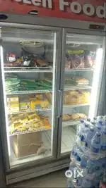 Carrier Double door visi freezer