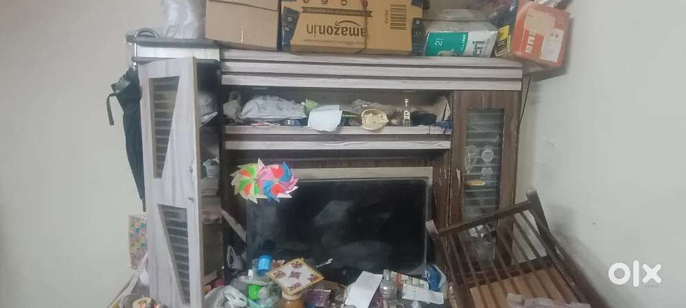 Queen size bed , TV table ,  Dressing table