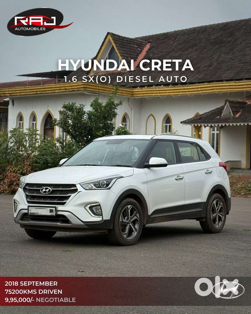 Hyundai Creta 1.6 SX Option Diesel, 2018, Diesel