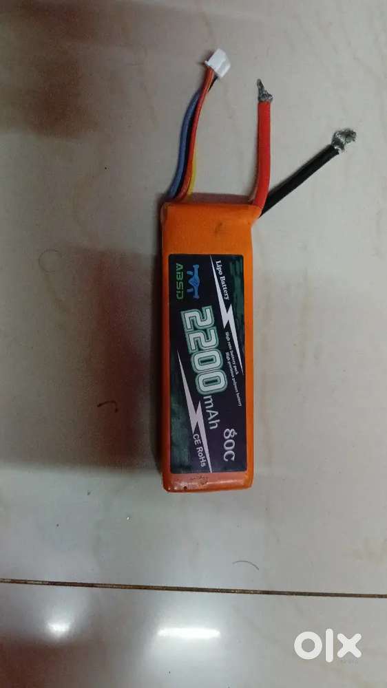 Brand New 2200mAh LiPo Battery (80C) – Unused