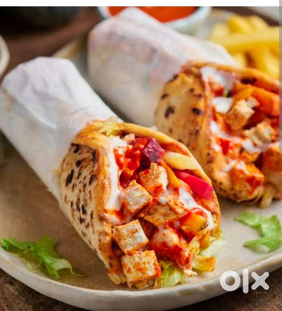 Paneer shawarma karigar