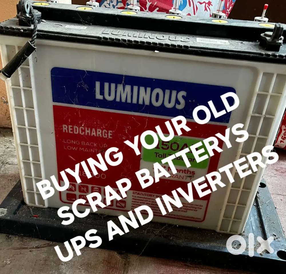 YOUR SCRAP OLD BATTERIES UPS AND COMPUTERS WASTE BUYING DOOR STEP