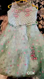 Lehenga choli Size  9 to 11 years for sale. Used only once, almost new