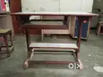 Top Quality Wooden Table with Keyboard Drawer and a low rack
