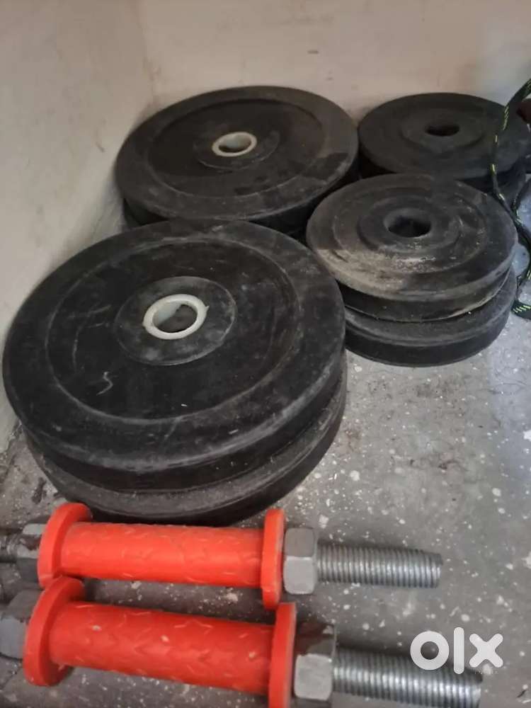 Dumbbell and weight plate