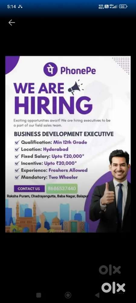 Bussiness development executive BDE