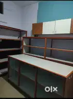 New counter table and shelf racks