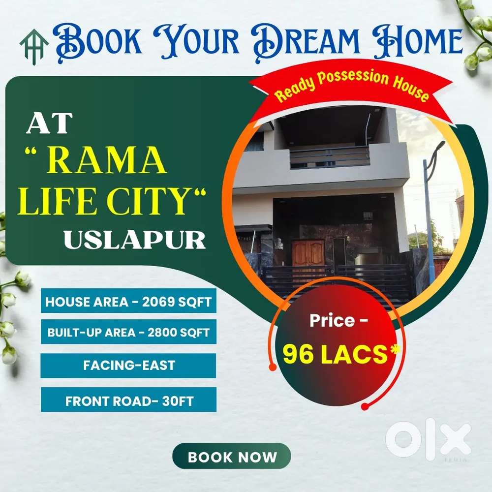 Ready To Move House at Rama life city Uslapur