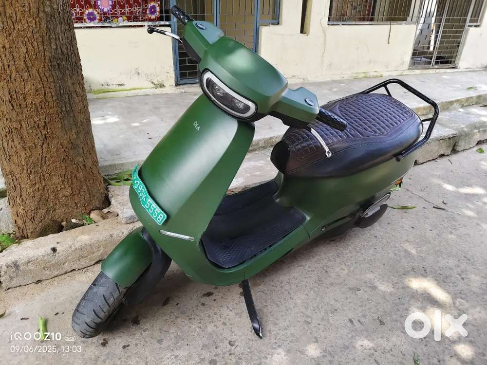 OLA S1PRO LOOKS like new  ARMY GREEN COLOUR BIKE