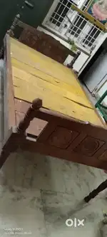 Single cot wooden bed