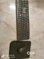 Wireless key board and mouse and mouse pad