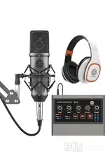 DIGIMORE Professional Condenser Microphone Kit with Audio Interface