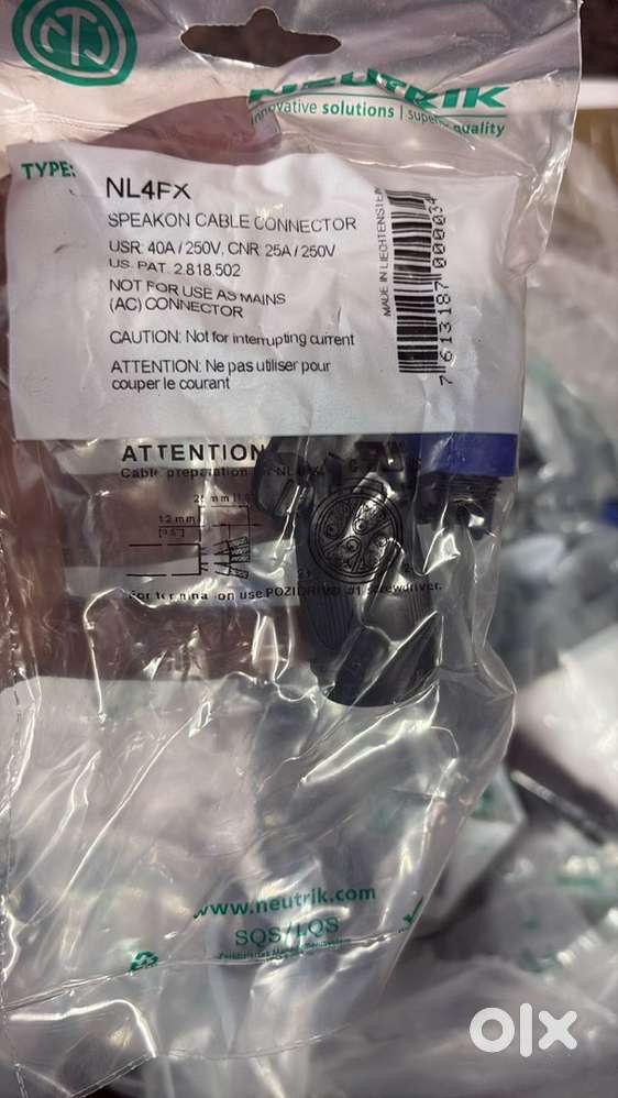 NL4 Neutrik connector original