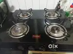 Prestige 4 burner gas stove glass top