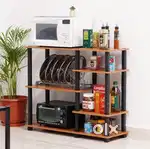 5 Tier Kitchen Storage Rack-Wooden Microwave Oven Stand