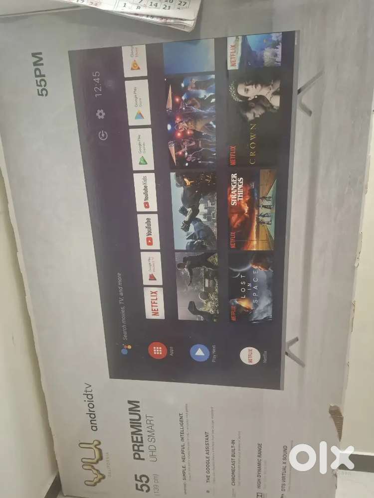 Vu uhd 55 inch tv not working,display good  condition.
