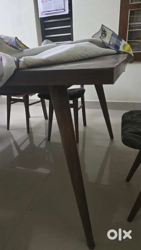 Teak wood dining table
