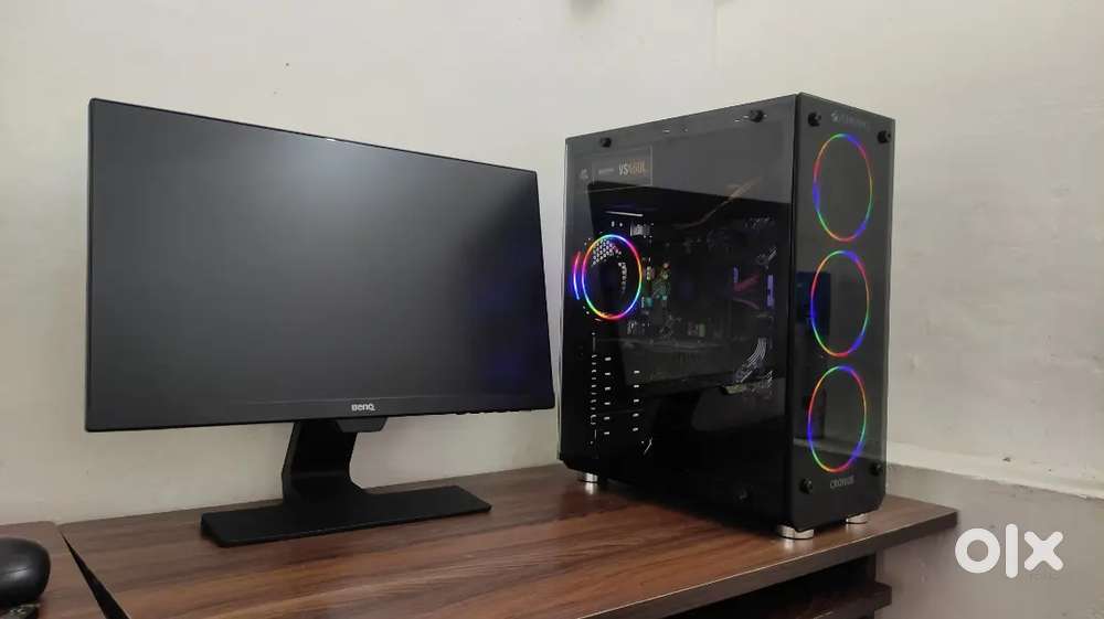 Second Hand Monitor and CPU – Good Condition