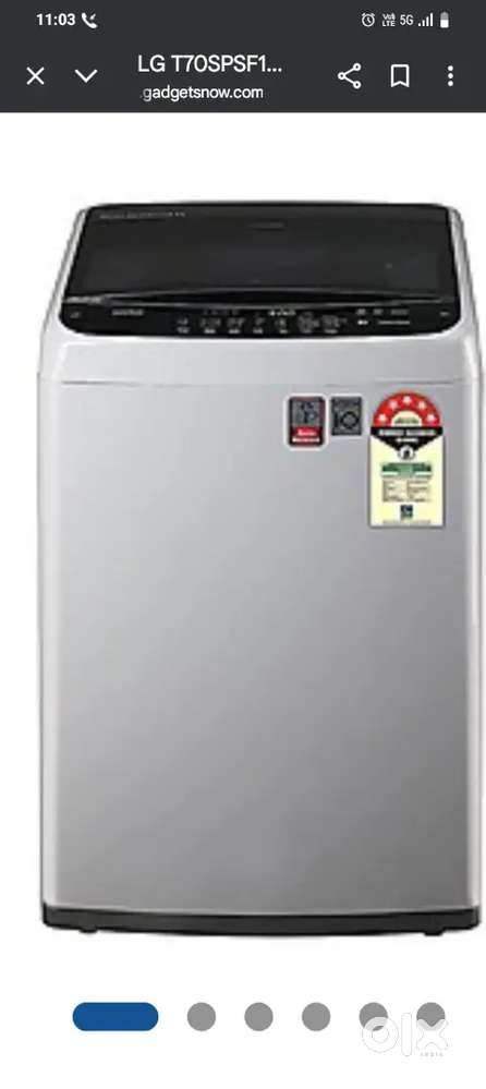 LG 7.0 kg washing machine