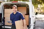 Van delivery boy