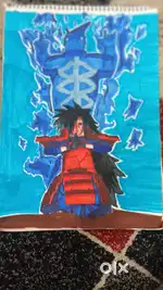 Madara Uchiha drawing fully colored