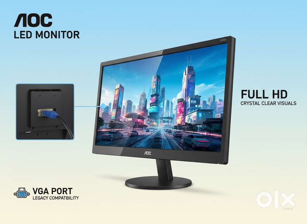 Aoc monitor with vgi only