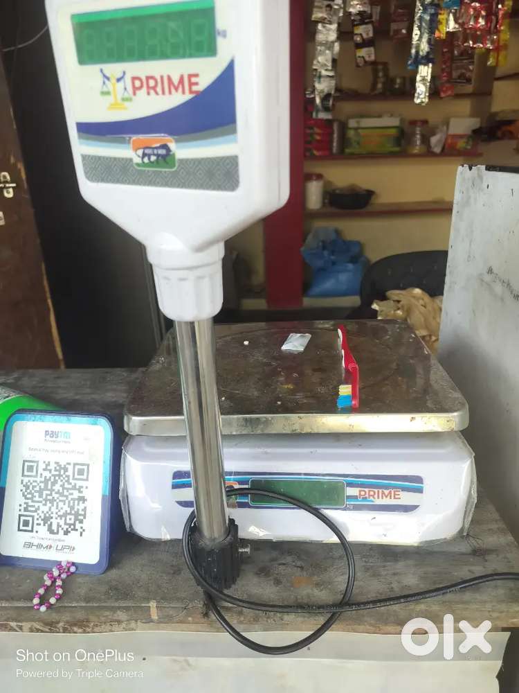 Electronic weight machine 30kgs and table